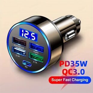 Adaptador de cargador de teléfono para coche, dispositivo d