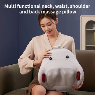 Neck Shiatsu Massager For Pain Relief Pillow Electric Back C