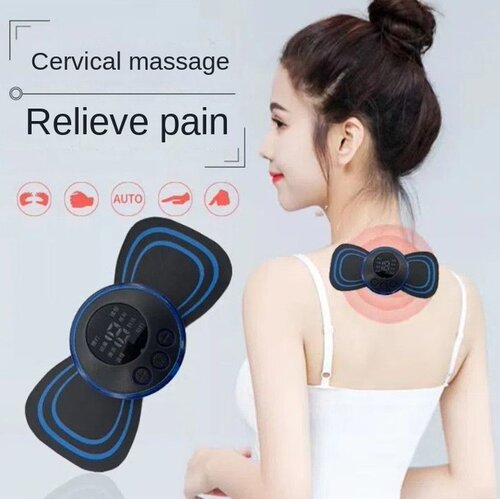 Massageador De Pesco?o Recarregável, 8 Modos, Massagem Elé