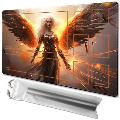 TCG Blaze Angel Board Game, Table Mat, Mousepad, compatível