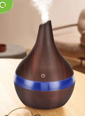Saengq umidificador elétrico aroma difusor de ar madeira um