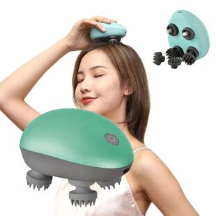 Elétrica couro cabeludo cabe?a cabelo massageador, cuidados