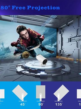 Proyector inteligente para cine en casa, dispositivo 4K, And