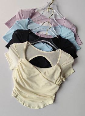 Fato feminino de malha francesa, roupa esportiva de manga cu