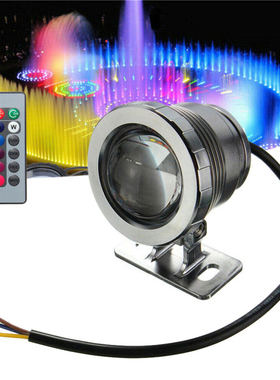 Luz LED subacuática RGB impermeable, foco sumergible para f