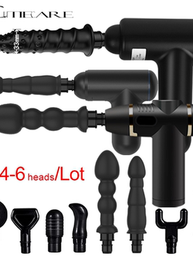 Pistola de Massagem Elétrica Multi Estilo, LCD, Fascia, Ema