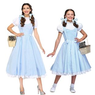 Womens wizard of oz dorothy traje, personagem de conto de fa
