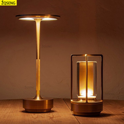 Table Lamp Touch Rechargeable Desk Lamp Wireless Reading Lam