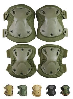 Joelho tático almofadas protetoras, protetor do cotovelo, C