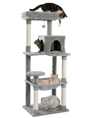 árvore de arranhar para gatos, brinquedo para escalar e pul