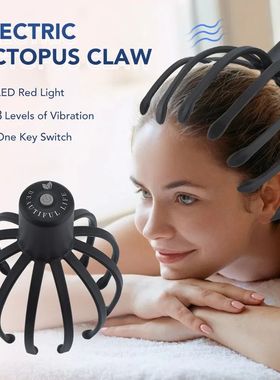 Elétrica polvo garra couro cabeludo massageador Stress Reli