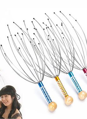 Polvo cabe?a massageador para massagem do couro cabeludo, ga