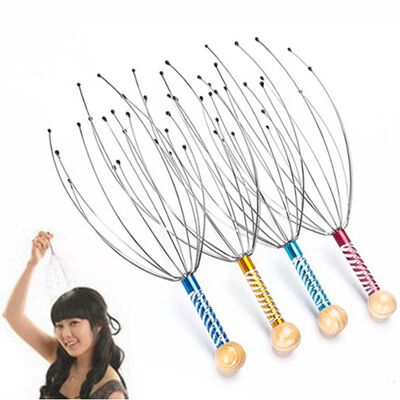 Polvo cabe?a massageador para massagem do couro cabeludo, ga