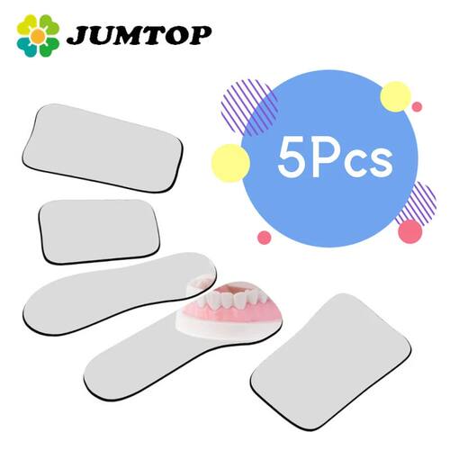 JUMTOP 5Pcs Dental Intraoral Mirror High Hardness Double-Fac