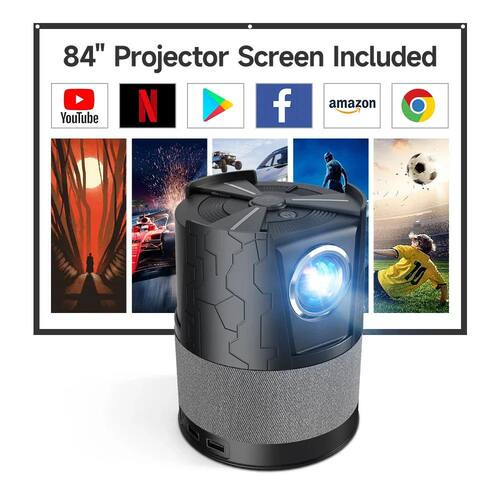 Miniproyector portátil para cine en casa, dispositivo con s