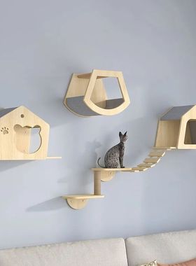 Tipo de parede gato madeira maci?a arranhando Post, jogo esc