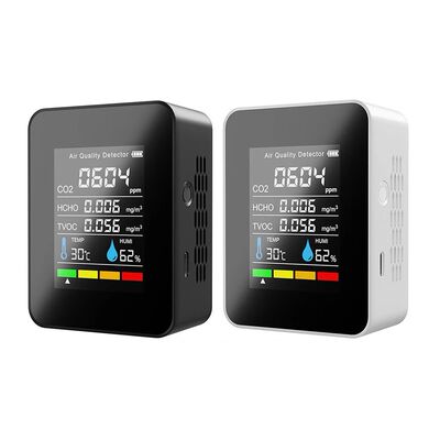 Medidor de CO2 multifuncional 5 en 1, probador Digital de te