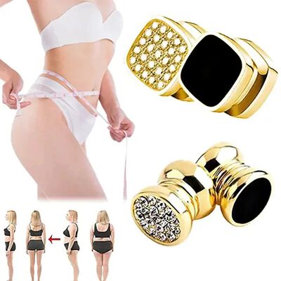 Pendientes magnéticos de circonita para mujer, aretes sin P