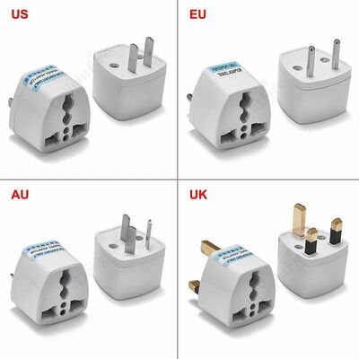 Adaptador de enchufe Universal EU KR, enchufe eléctrico de