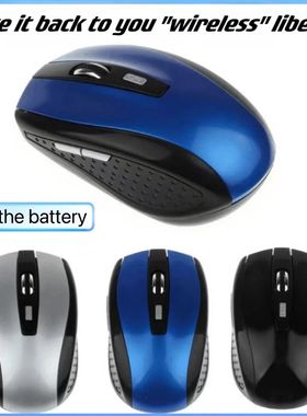 2.4G USB Red Optical Wireless Mouse 6D para Computador Lapto