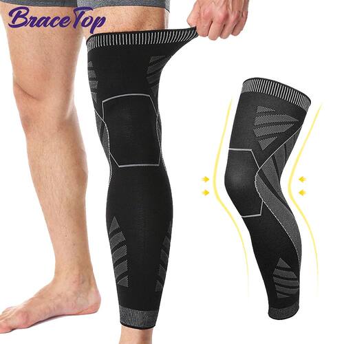 Brac- manga de compress?o de perna completa, para homens e m