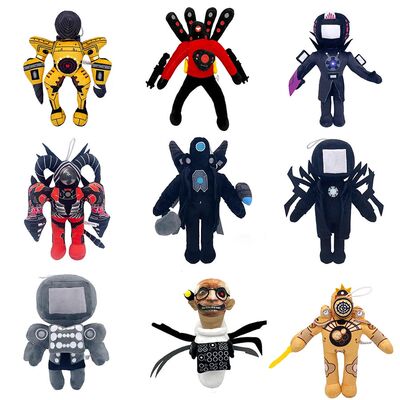 Skibidi Toilet Bosses  Titan  TV Man Cameraman Plush Toys  f