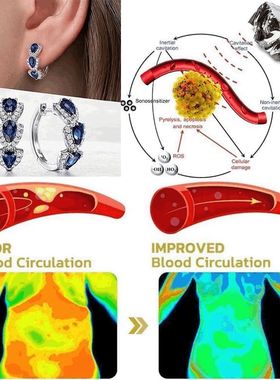 Pendientes de terapia para pérdida de peso, joyería adelga