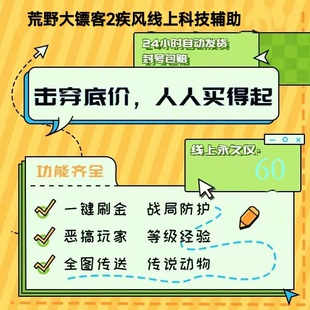 荒野大镖客2线上辅助疾风修改器steam大表哥2刷金条钱等级