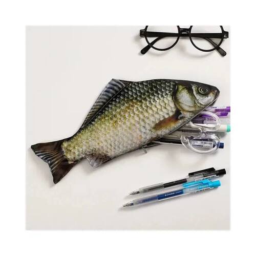 1pc Creative and Quirky Gift Simulated Fish Pen Bag Simulate