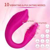 remote Dildo control shaped Wireless Clitoris suck Vibrato