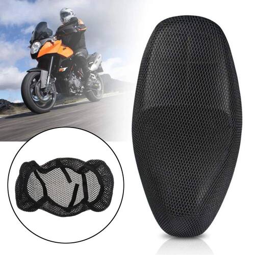 1Pcs Anti-Slip 3D Motorcycle Seat Cushion Cover Net Heat Ins