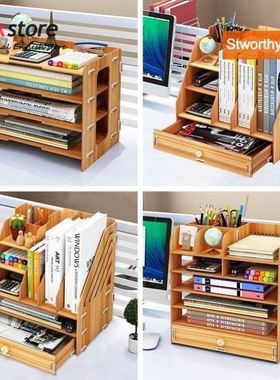 desk shelf drawer-type office supplies desktop storage