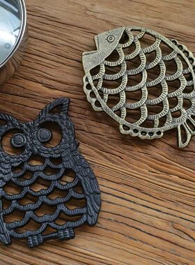 Iron Owl Insulation Mat Placemat Pot Mat Coaster Bowl Mat Pl