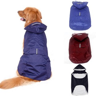 Reflective Dog Raincoat Rain Jacket Jumpsuit Waterproof Pet