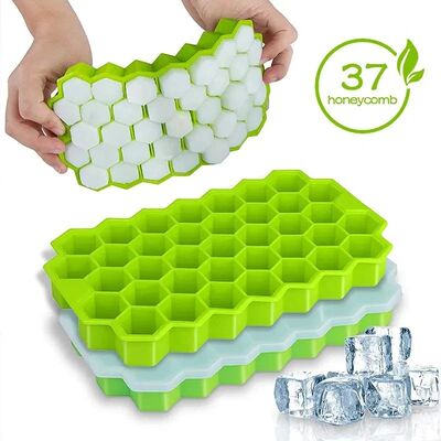 1pcs Honeycomb 37 Lattice Cube Tray Maker Without Lid DIY Ic