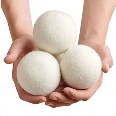 3/5/6Pcs Reusable Wool Dryer Balls Clothes Softener Laundry
