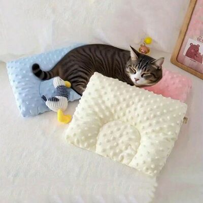 Comfortable U-Shaped Pet Pillow Small Cat and Dog Sleeping M
