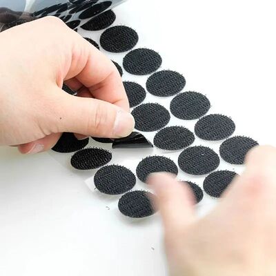 10MM Black Super Glue Hook And Loop Self-adhesive Tape With