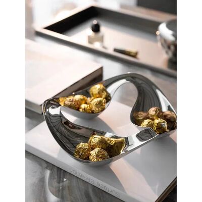 Stainless Steel Serving Tray Snack Bowls Candy Dish Dessert
