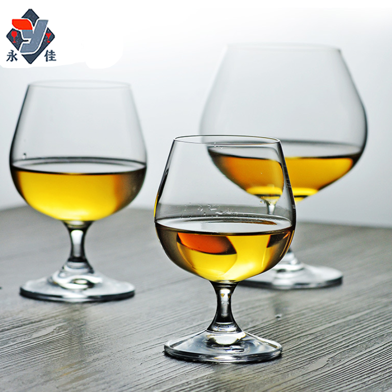 6只无铅水晶白兰地杯洋酒杯威士异形/个性酒杯