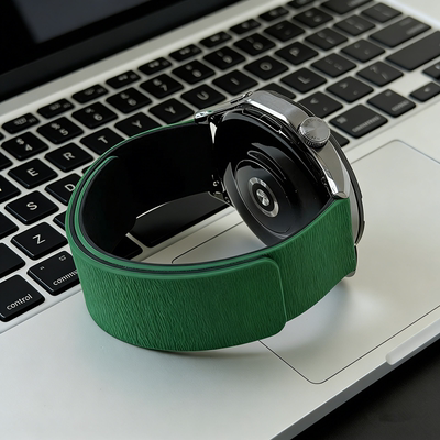 简约硅胶磁吸表带适用华为GT6gt5 watch5 华为FIT4通用oppox2mini