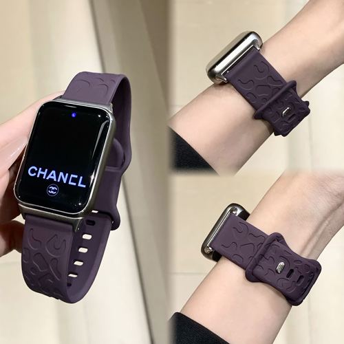 新款猫爪纹适用华为fit5/4手表watchfit3表带硅胶运动4pr舒适百搭