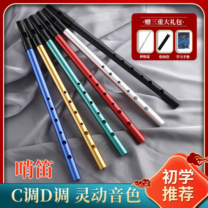 初学者乐器爱尔兰哨笛C调D调哨笛学生用竖笛笛子短笛乐器入门通用