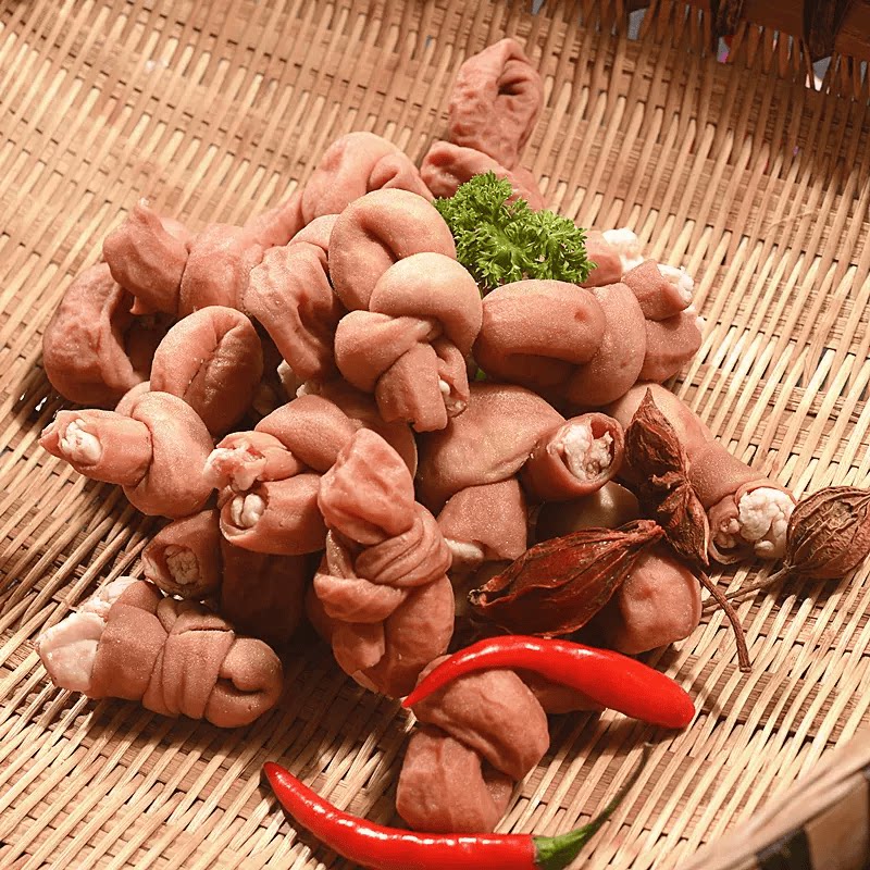 四川串串火锅食材配菜商用八分熟冒节子卤肥肠结子猪小肠