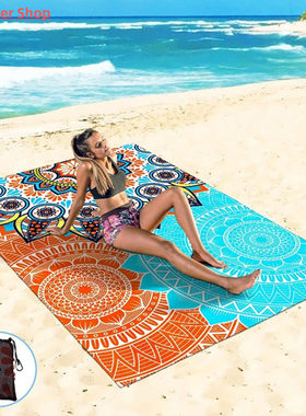 Waterproof Pocket Beach Blanket Folding Camping Mat Mattress