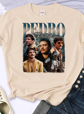 Pedro Pascal Tee women summer t-shirts girl designer funny c
