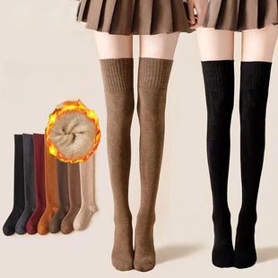 Winter Warm Long Socks Tube Thick High Tube Over Knee Knee-L