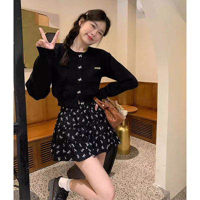 2024早秋韩系氛围感甜妹miu里miu气穿搭初秋新款女装韩风chic套装