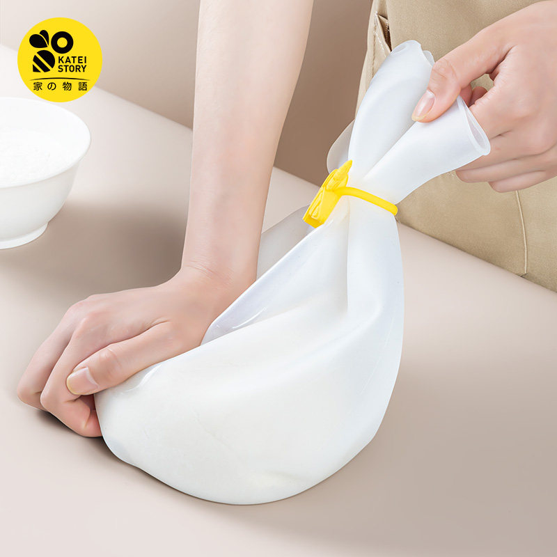 家之物语和面神器食品级硅胶揉面袋加厚揉面垫家用活面发面团袋