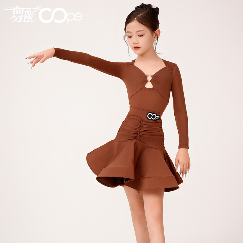 oope舞配女拉丁舞练功服2024秋冬